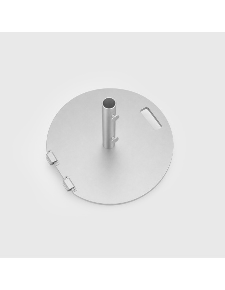Round Umbrella Base Steel 55 lbs - Compatible with Klika and Lybra
