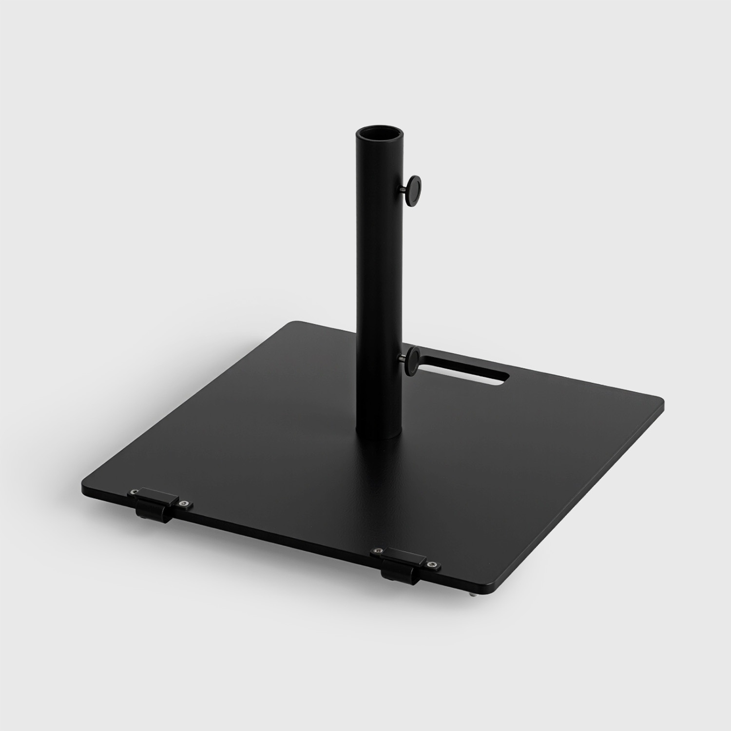 Square Patio Umbrella Base Steel 55 lbs - Compatible with Klika and Lybra