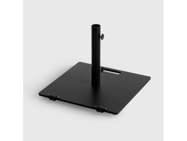 Square Patio Umbrella Base Steel 55 lbs - Compatible with Klika and Lybra