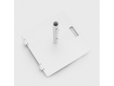 Square Patio Umbrella Base Steel 55 lbs - Compatible with Klika and Lybra