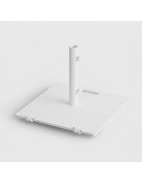 Square Patio Umbrella Base Steel 55 lbs - Compatible with Klika and Lybra