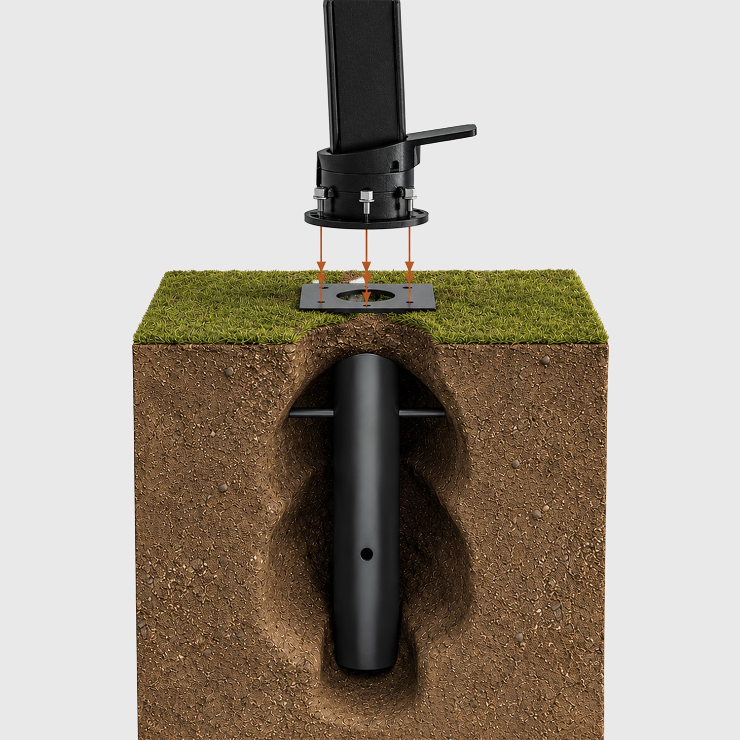 In-Ground Anchor Plate - Compatible with Auriga, Cygnus Family and Hydrus
