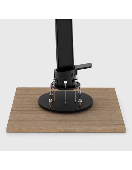 Wood Deck Anchoring Plate - Compatible with Auriga, Cygnus Family and Hydrus