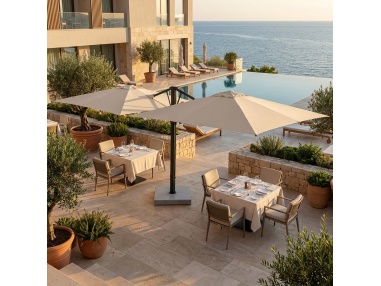 Cygnus Duo: Double Cantilever Umbrella