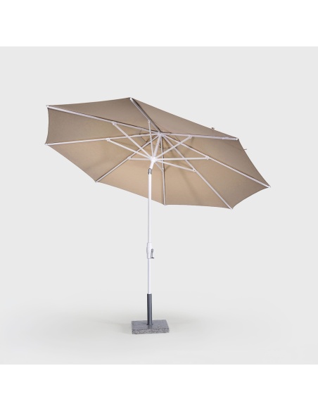 Lybra: Tilting Center Pole Patio Umbrella with EquiTilt® Technology
