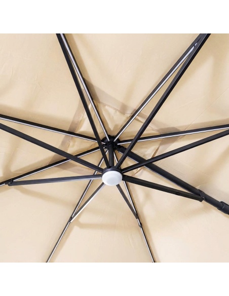 Auriga: Tilting Cantilever Umbrella with Integrated Solar LEDs