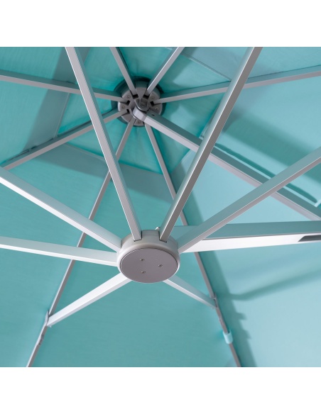 Cygnus: Cantilever Side-Arm Push-Open Patio Umbrella