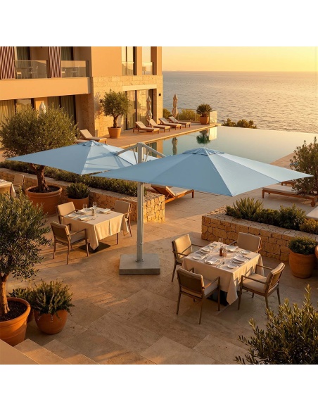 Cygnus Duo: Double Cantilever Umbrella