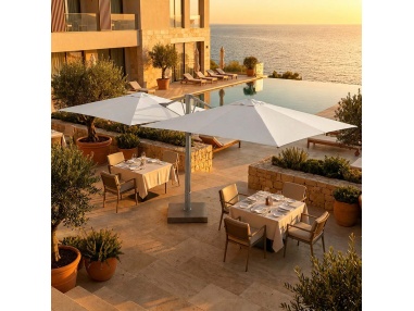 Cygnus Duo: Double Cantilever Umbrella