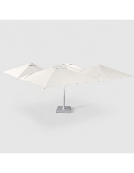 Cygnus Qadro: Four-Canopy Cantilever Umbrella 19'8" x 19'8"