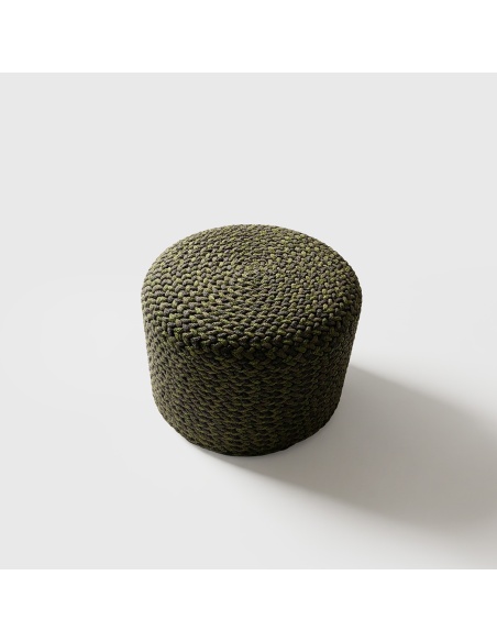 Thyrea: Woven Outdoor Pouf, Designed by Maanta