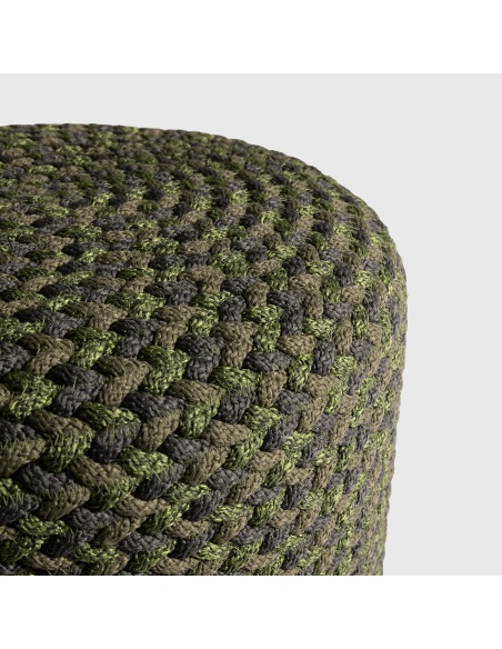 Thyrea: Woven Outdoor Pouf, Designed by Maanta