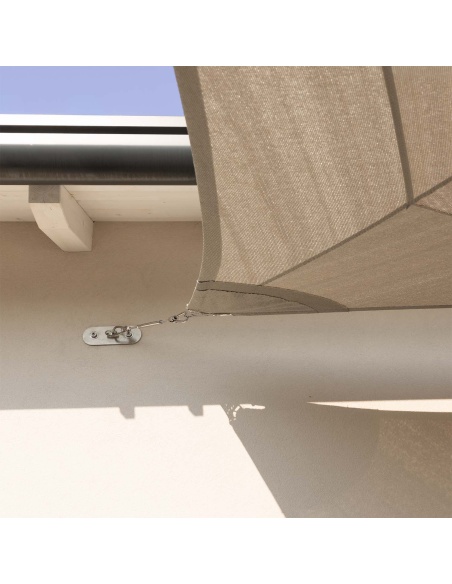 Sartya: Wall Plate Kit for Shade Sails on Insulated Walls