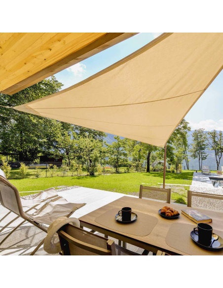 Solaria waterproof - our best radial cut shade sail