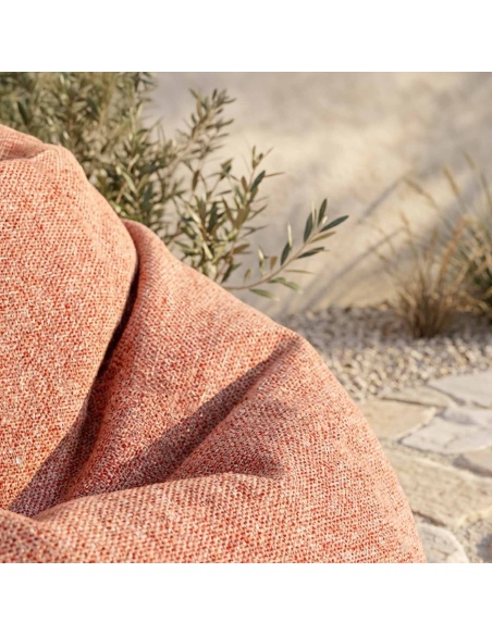 Thera Maxi: XL Outdoor Bean Bag Chair in Bouclé, Rain & UV Resistant