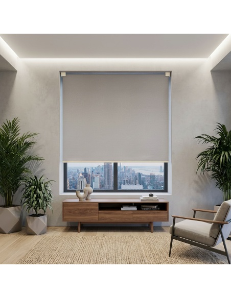 Indoor Blackout Roller Shade, Recta Blend Blackout