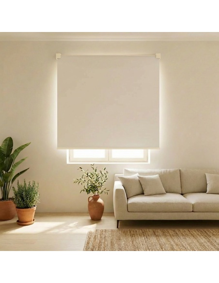 Custom Blackout Roller Shade, Kyma Blend Blackout