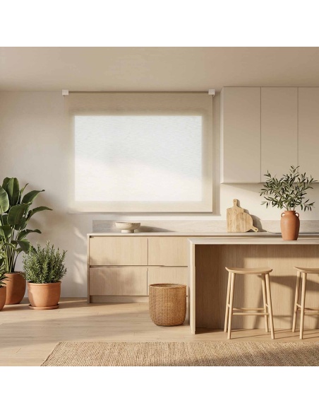 Custom Light-Filtering Roller Shade, Kyma Horizon