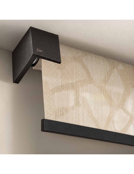 Indoor Roller Shade with Diamond Pattern, Recta Diamond