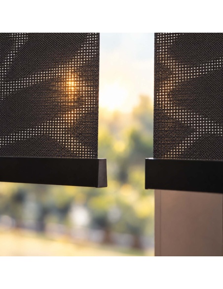 Indoor Roller Shade with Diamond Pattern, Recta Diamond