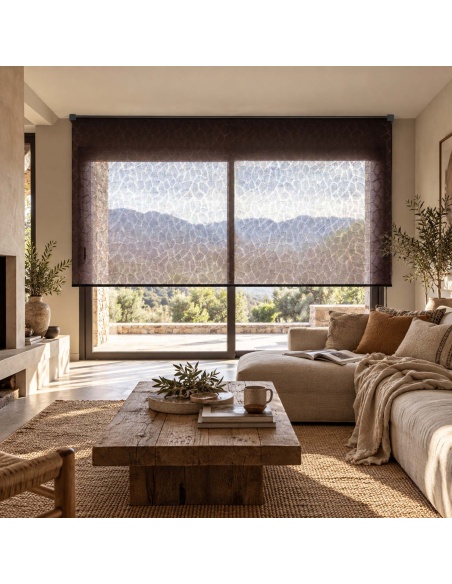 Custom Kyma Motorized Sheer Indoor Roller Shade