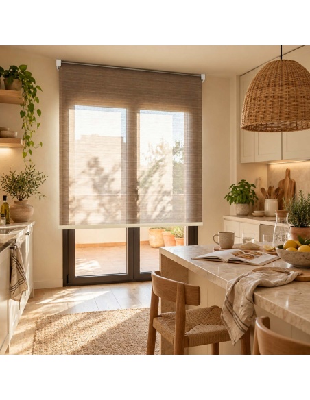 Custom Kyma Motorized Sheer Indoor Roller Shade