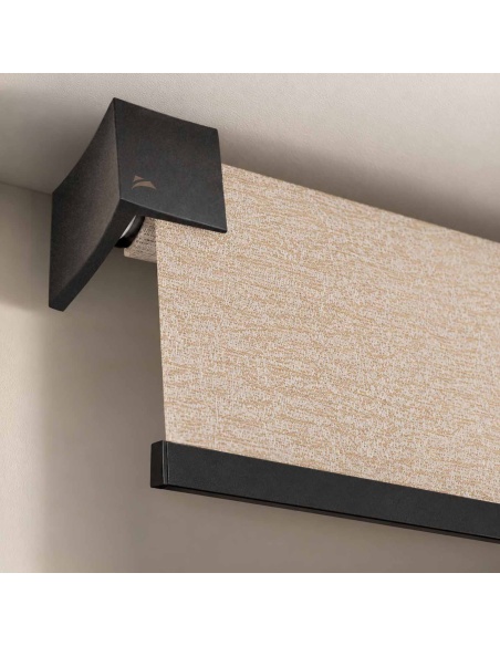 Custom Motorized Blackout Roller Shade, Kyma