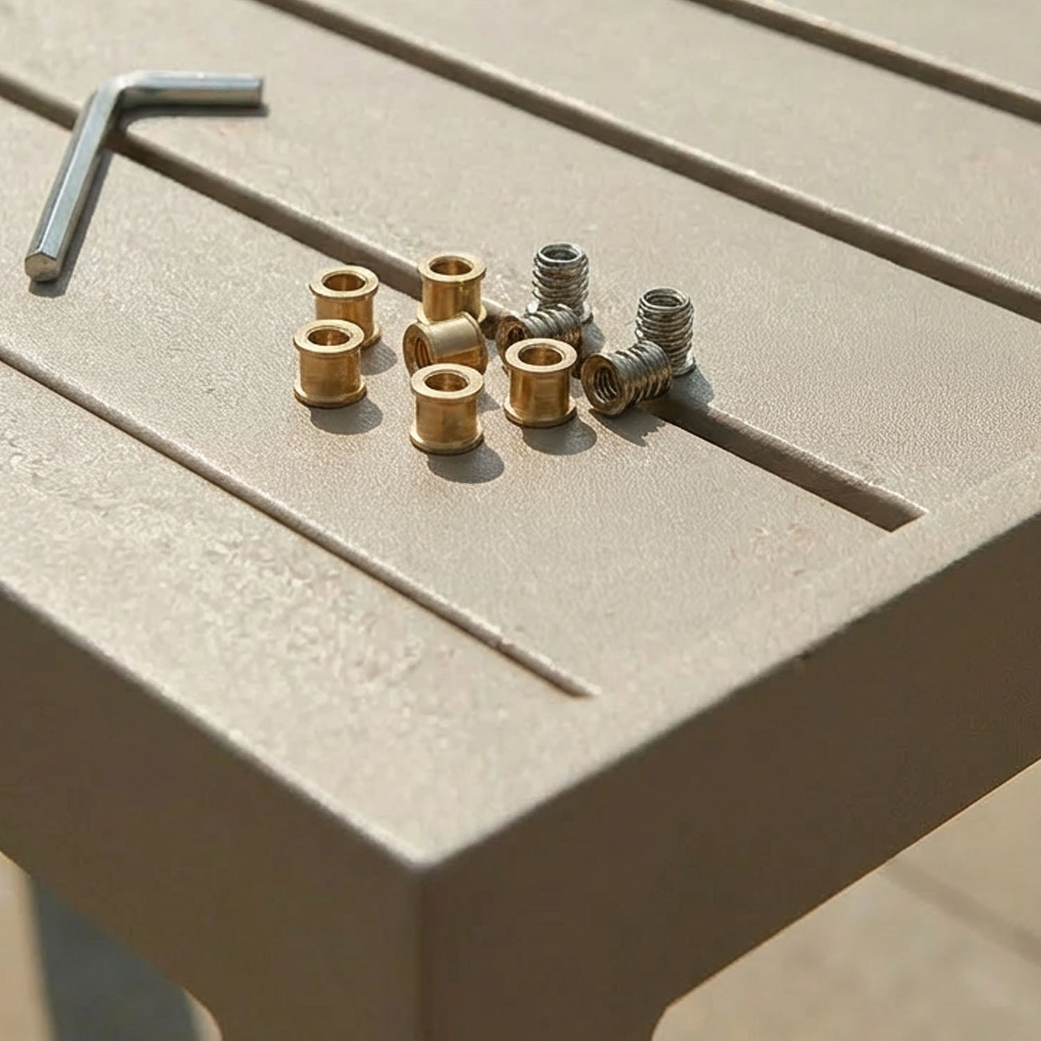 Bushings and inserts: metal on metal