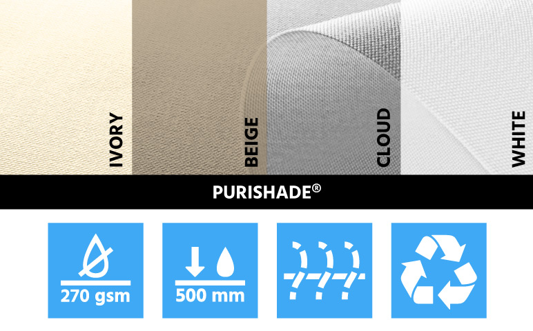 waterproof fabric for outdoor shades
