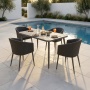 Conviva - Outdoor aluminum dining table
