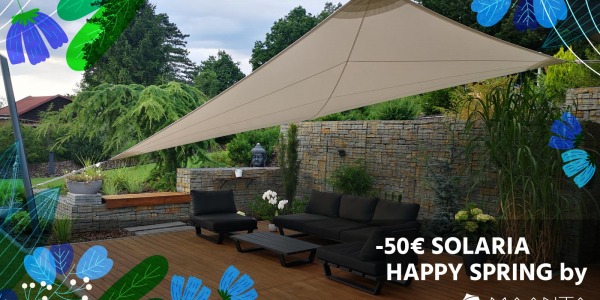 "Hello Spring" Offer: -50$ On All Solaria Sails